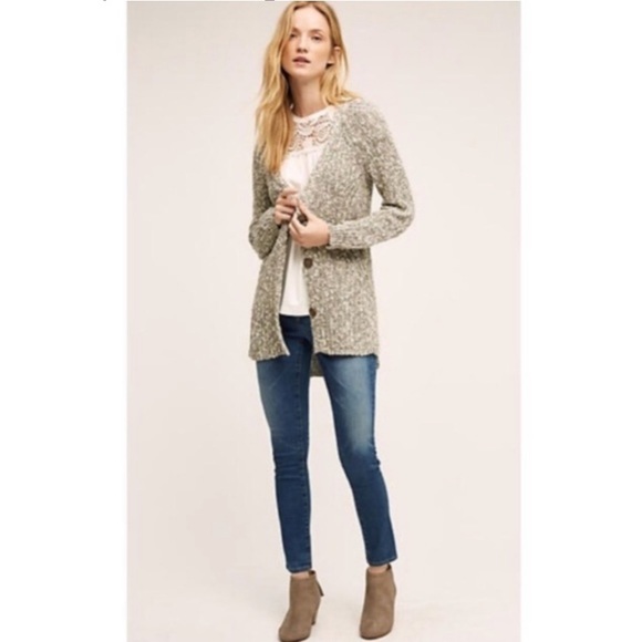 Anthropologie Angel Of The North knit Button Down Cardigan - Picture 9 of 11